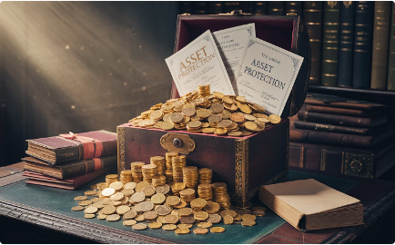 Physical assets like books and gold coins